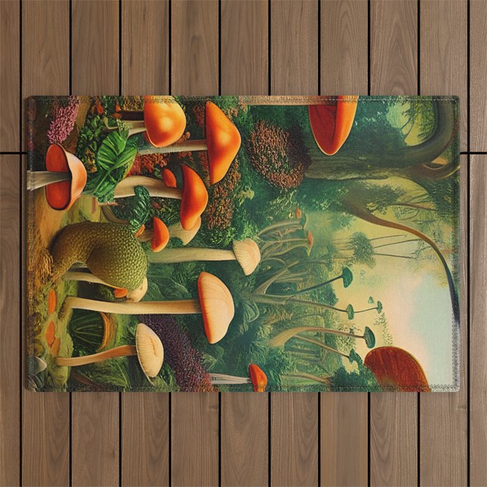 Brirsuris - The Valley of Mushrooms Outdoor Rug Gallery Image 1