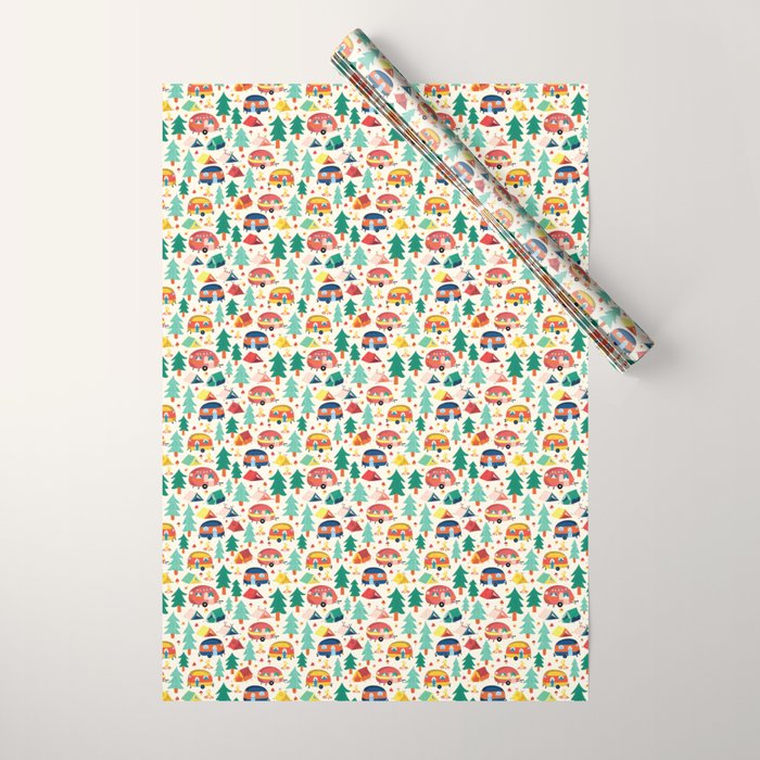 Let's go camping! Wrapping Paper Gallery Image 1
