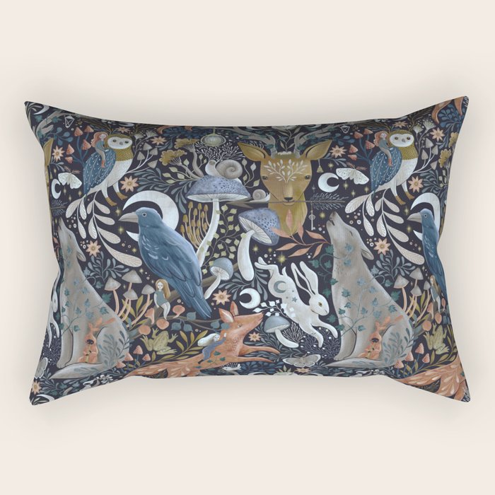 Whimsical Gothic Rectangular Pillow Gallery Image 1