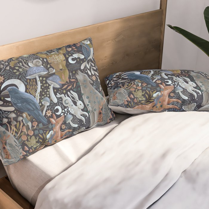 Whimsical Gothic Pillow Sham Gallery Image 2