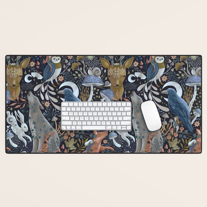 Whimsical Gothic Desk Mat Gallery Image 1