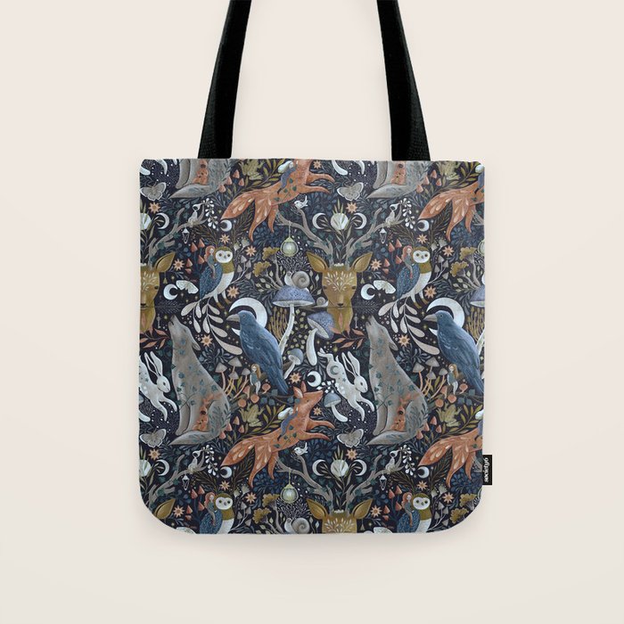 Whimsical Gothic Tote Bag Gallery Image 1