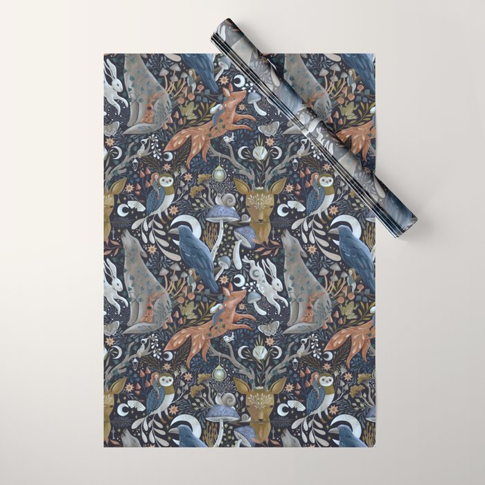 Whimsical Gothic Wrapping Paper Gallery Image 1
