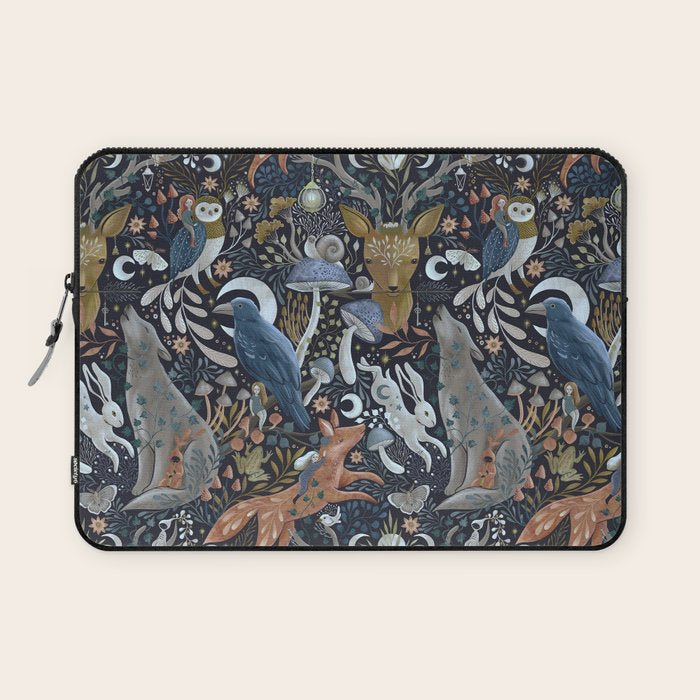 Whimsical Gothic Laptop Sleeve Gallery Image 1