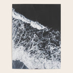 Aerial Ocean - Black and White Sea - Crashing Waves - Travel photography Poster Gallery Image 4