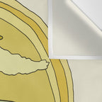 follow the sun lady slide // retro surf art by surfy birdy Wall Tapestry Gallery Image 3