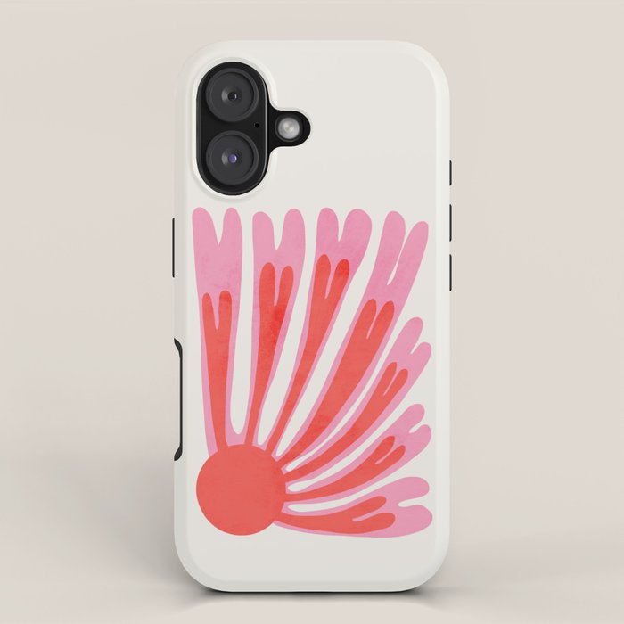 Tart & Amaranth: Wild Flower | Matisse Foliage Paper Cutouts iPhone Case Gallery Image 1