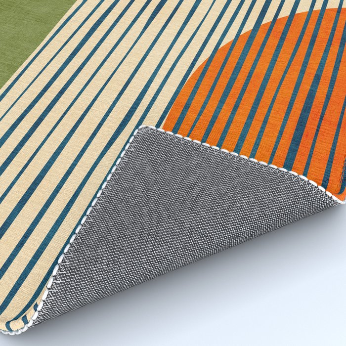 Modern Bold Abstract Art Colorful Geometric  Rug Gallery Image 4