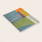 Modern Bold Abstract Art Colorful Geometric  Notebook Gallery Image 3