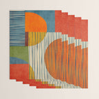 Modern Bold Abstract Art Colorful Geometric  Wrapping Paper Gallery Image 3