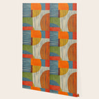 Modern Bold Abstract Art Colorful Geometric  Wallpaper Gallery Image 2