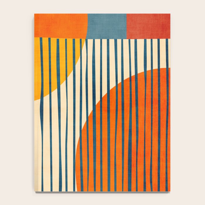 Modern Bold Abstract Art Colorful Geometric  Notebook Gallery Image 4