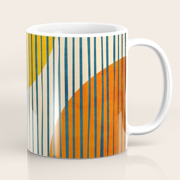 Modern Bold Abstract Art Colorful Geometric  Coffee Mug Gallery Image 1