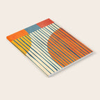 Modern Bold Abstract Art Colorful Geometric  Notebook Gallery Image 2