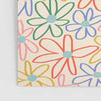 Joyful Flower Lines - rainbow Poster Gallery Image 3
