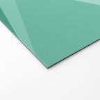 Geometric Triangles VII Pink and Green Welcome Mat Gallery Image 2