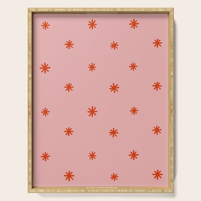 Sparkles Pink & Red Serving Tray Gallery Image 1