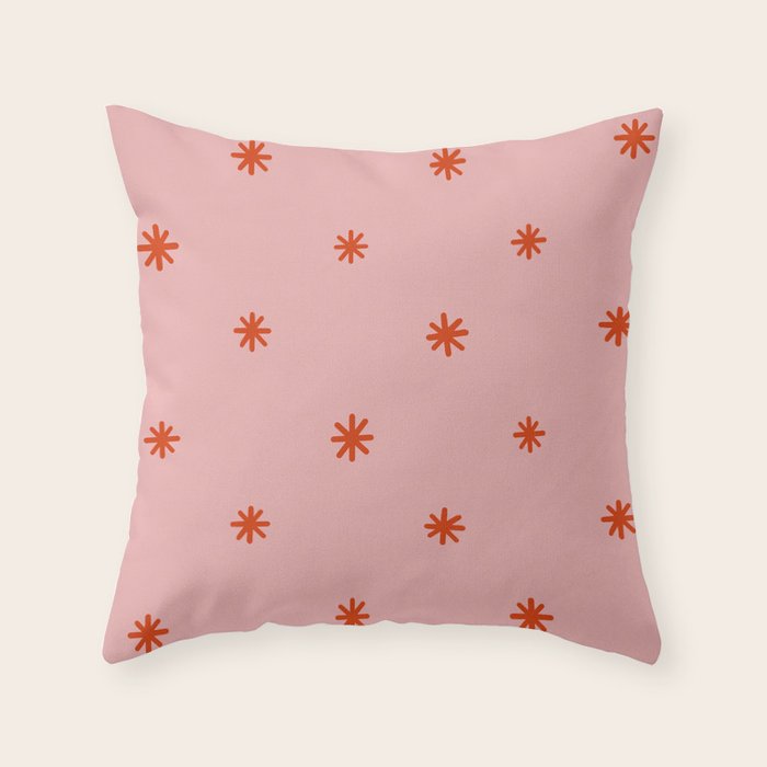 Sparkles Pink & Red Throw Pillow Gallery Image 6