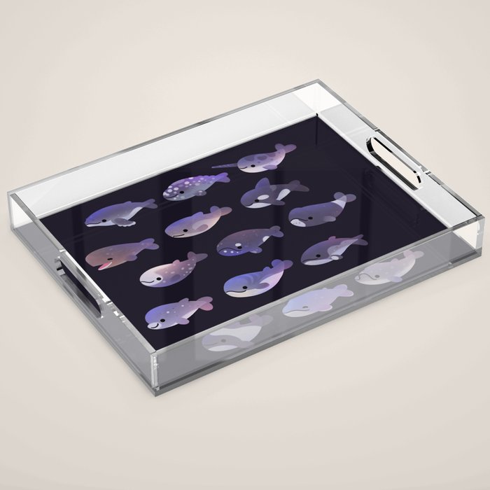 Whale Day Acrylic Tray Gallery Image 1
