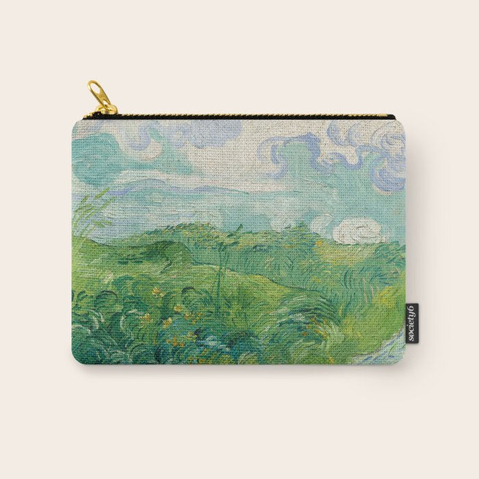 Green Wheat Fields, Auvers, 1890, Vincent van Gogh Carry All Pouch Gallery Image 1
