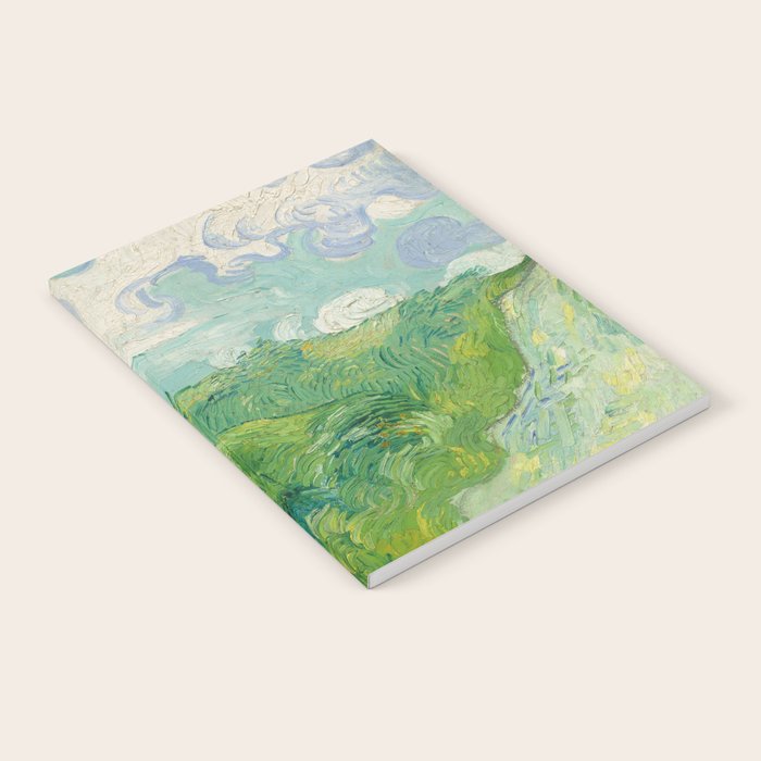 Green Wheat Fields, Auvers, 1890, Vincent van Gogh Notebook Gallery Image 2
