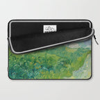 Green Wheat Fields, Auvers, 1890, Vincent van Gogh Laptop Sleeve Gallery Image 2