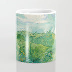 Green Wheat Fields, Auvers, 1890, Vincent van Gogh Coffee Mug Gallery Image 4