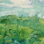 Green Wheat Fields, Auvers, 1890, Vincent van Gogh Coffee Mug Gallery Image 2