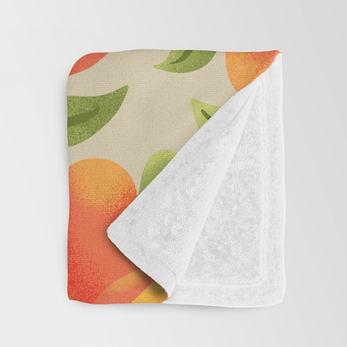 Peach Pattern - Amalfi Coast Cocktails Throw Blanket Gallery Image 3