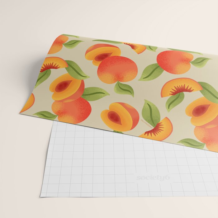 Peach Pattern - Amalfi Coast Cocktails Wrapping Paper Gallery Image 2