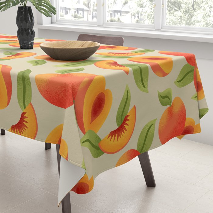 Peach Pattern - Amalfi Coast Cocktails Tablecloth Gallery Image 3