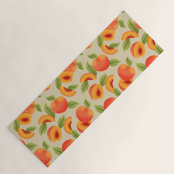 Peach Pattern - Amalfi Coast Cocktails Yoga Mat Gallery Image 1