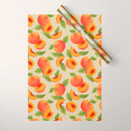 Peach Pattern - Amalfi Coast Cocktails Wrapping Paper Gallery Image 1