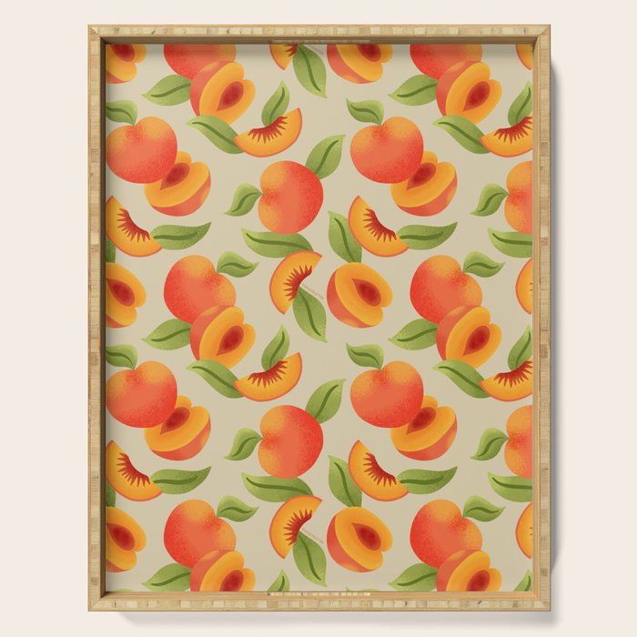 Peach Pattern - Amalfi Coast Cocktails Serving Tray Gallery Image 1