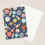 Space Stationery Card Gallery Image 2