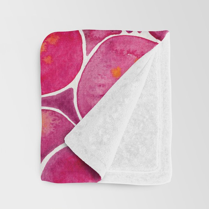 Orchid Wall - Magenta Palette Throw Blanket Gallery Image 3