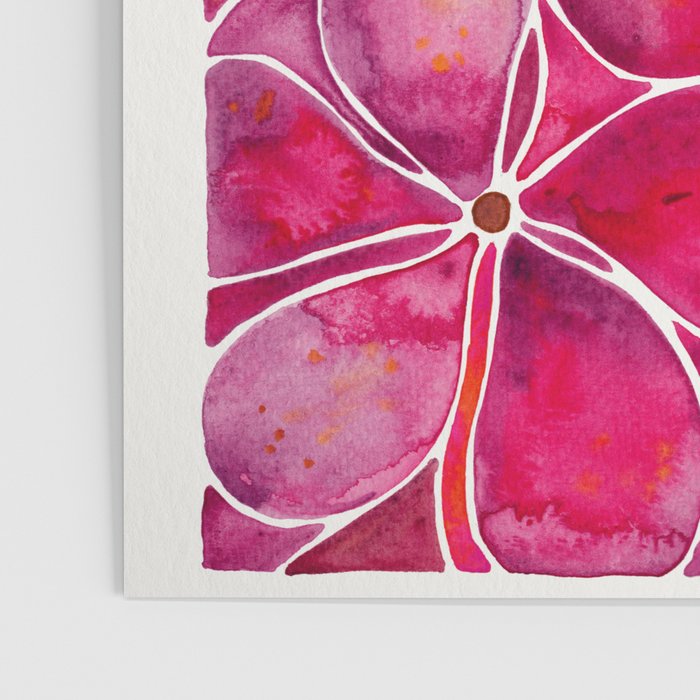 Orchid Wall - Magenta Palette Poster Gallery Image 3