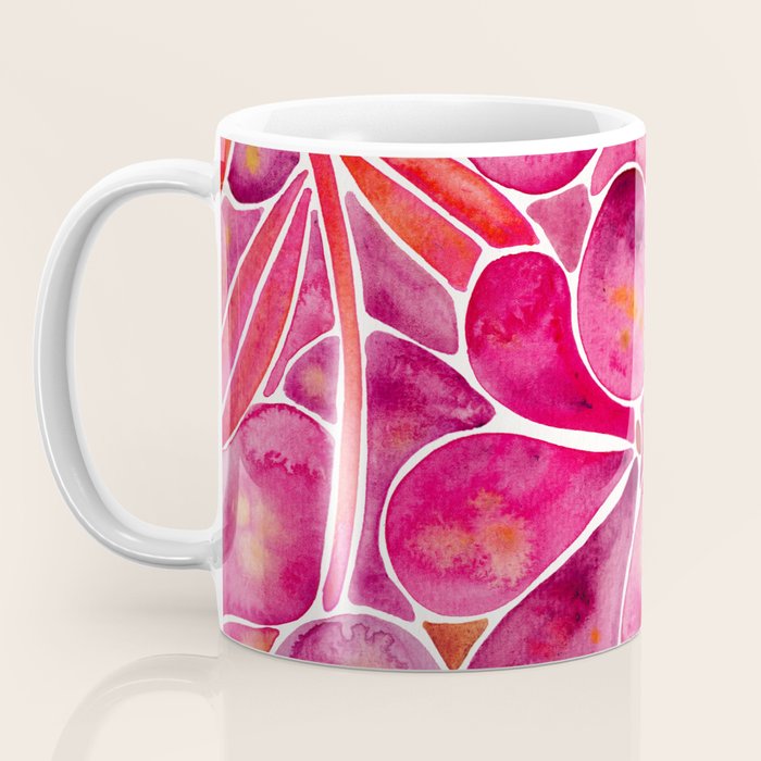 Orchid Wall - Magenta Palette Coffee Mug Gallery Image 3