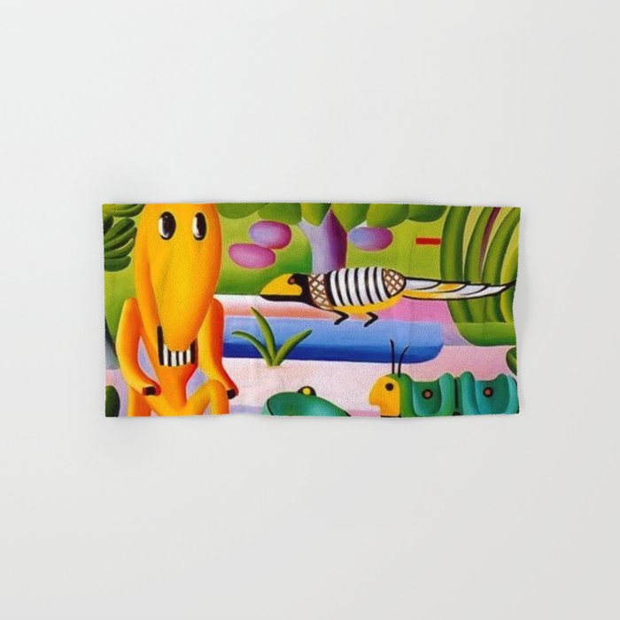 Classical Masterpiece 'A Cuca' by Tarsila do Amaral Towels Gallery Image 1