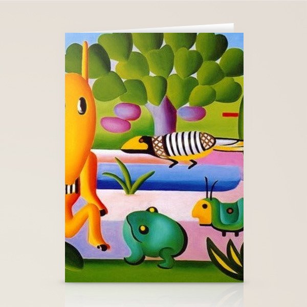 Classical Masterpiece 'A Cuca' by Tarsila do Amaral Stationery Card Gallery Image 1