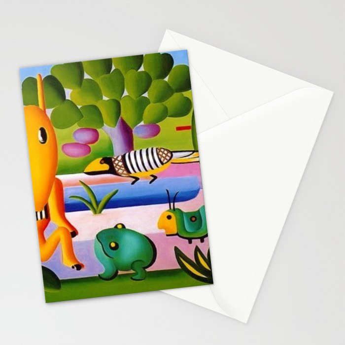 Classical Masterpiece 'A Cuca' by Tarsila do Amaral Stationery Card Gallery Image 2