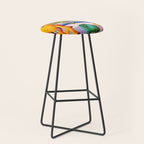Classical Masterpiece 'A Cuca' by Tarsila do Amaral Stool Gallery Image 1