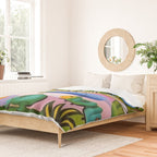 Classical Masterpiece 'A Cuca' by Tarsila do Amaral Duvet Cover Gallery Image 2