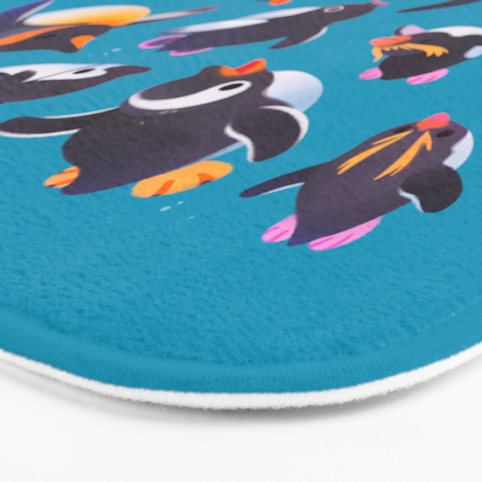 Penguin day Bath Mat Gallery Image 3