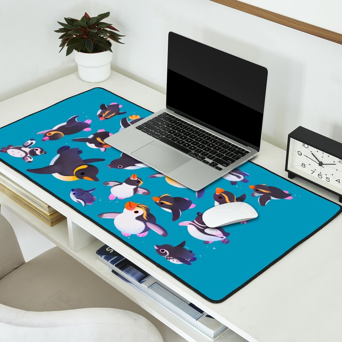Penguin day Desk Mat Gallery Image 2
