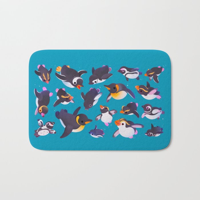 Penguin day Bath Mat Gallery Image 1