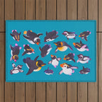 Penguin day Outdoor Rug Gallery Image 1