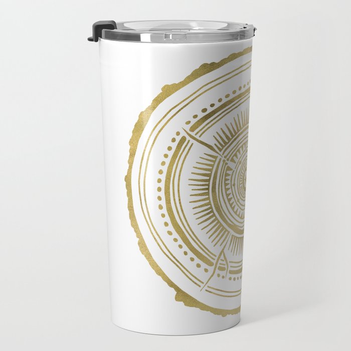 Quaking Aspen - Gold Tree Rings Travel Mug Gallery Image 3