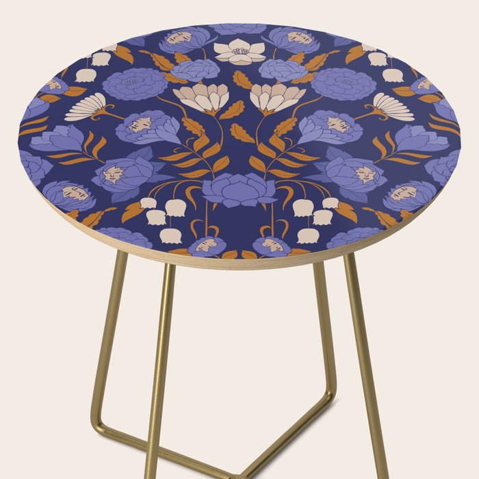 Mystery Blooms {Periwinkle} Side Table Gallery Image 2