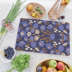 Mystery Blooms {Periwinkle} Cutting Board Gallery Image 2